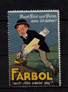 417312/ Reklamemarke - FÄRBOL Schuhputzmittel - Picture 1 of 1