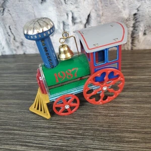Hallmark Blechlok Metall Zug 1987 Andenken 4" Sammler Serie ohne Karton - Bild 1 von 10