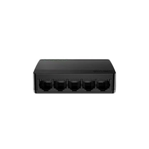Estuche de escritorio de plástico para conmutador Soho Gigabit de 5 puertos Tenda SG105M negro - Imagen 1 de 5