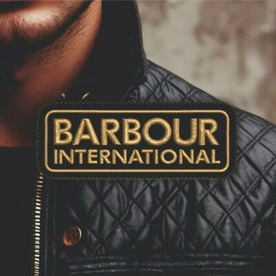 HECHO A MANO Barbour 9 cm toppa ricamata patch brode parche bordado (compatible product)