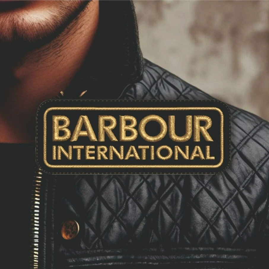 HECHO A MANO Barbour 9 cm toppa ricamata patch brode parche bordado (compatible product)
