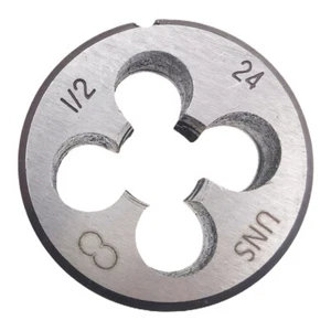1/2-24 UNS Thread Die RH Right Hand 1/2 x 24 Round Die 1/2"-24 Threading Tool - Picture 1 of 5