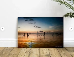 Belize - Caye Caulker Island Sunset Beach Ocean Sea, Fine Art Photography, - Picture 1 of 3