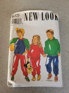 UNISEX CHILD UNCUT NEW LOOK 6475 Sewing Pattern SHIRT PANTS HOODIE AGE 3-11 - Picture 1 of 2