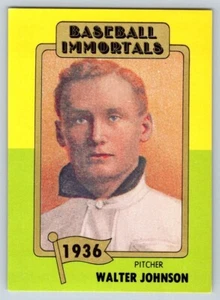 1980-87 SSPC HOF #3 Walter Johnson - Foto 1 di 2