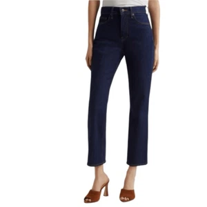 Veronica Beard Alenah Slim Straight High Rise Womens Size 29 Indigo - Picture 1 of 13