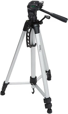 Amazon Basics 60-Inch Lightweight Tripod with Bag in Black/Silver - Image 1 of 4