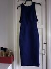 Topshop BNWT Cobalt Midi Backless Dress Tailored RRP£75 Asos Size 8-10