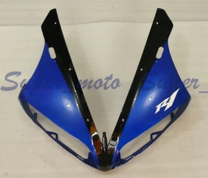 Front Cowl Nose fairing Upper Cover Fit For YAMAHA YZF R1 2004-2006 Black Blue - Picture 1 of 1