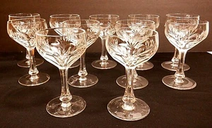 Kristall Weingläser schönes Design gutes Gewicht 11er Set - Bild 1 von 11