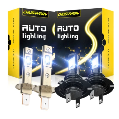 FITS Chevrolet Optra 2005-2010 Combo H1+H7 LED Headlight Kit High Low Beam Bulbs - Image 1 of 4