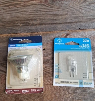 Westinghouse : 50W Lensed Flood & Low Voltage GY6.5- GU10 Base - 120 And 12 V - Image 1 of 4