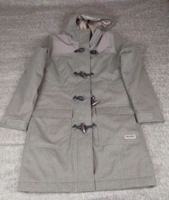 Merrell Opti-Warm Hooded Puffer Coat Women’s Small Army Green Toggle Jacket NWOT - Image 1 of 4