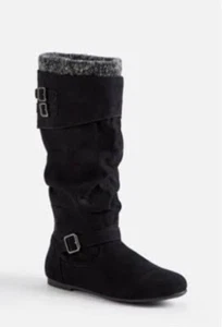 just fab flache Stiefel Andromeda schwarz Gr. UK 5,5 - Bild 1 von 1