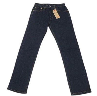 Levi's Men's 505 Straight Leg Dark Wash 1954 Jeans - Image 1 of 3