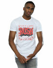 Rush Men's Distressed Burst Logo T-Shirt White X-Large