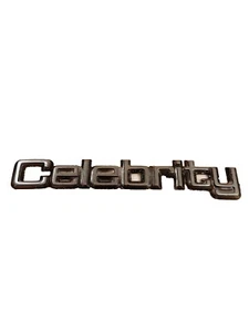 Vtg Celebrity Car Emblem Plastic - Picture 1 of 7