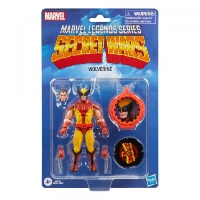 -=]HASBRO - Secret Wars Marvel Legends Retro Action Figure Wolverine 15 cm [=- - Immagine 1 di 4