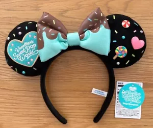 Japan Tokyo Disney Resort Headband Black Palpalooza Vanellope's Sweet Pop World - Picture 1 of 5