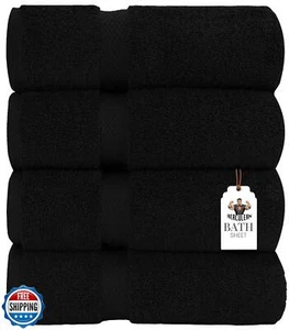 HERCULEAN Sábanas de Baño 30 x 60 Pack de 4 | Secado Rápido y Altamente Absorbente | 100 - Imagen 1 de 5
