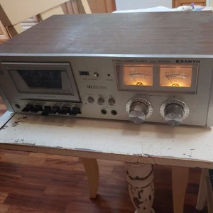 SANYO RD-5030 STEREO CASSETTE DECK WORKING TESTED - Picture 1 of 11
