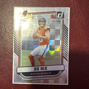 2024 Panini Donruss - Bo Nix - The Rookies Denver Broncos Rookie Card (RC) - Bild 1 von 2