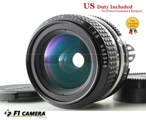 [Fast neuwertig] Nikon Ai Nikkor 28mm f2.8 manueller Fokus Weitwinkelobjektiv mit HN-2 JAPAN - Bild 1 von 9