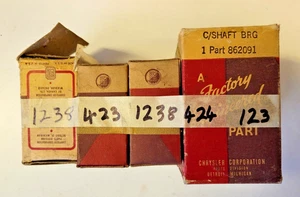 NOS Mopar Main Bearing Set .002 Under 1932-1941 Plymouth 1933 Dodge 6 Cylinder - Picture 1 of 4