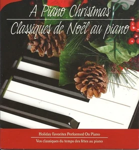 A PIANO CHRISTMAS CLASSIC HOLIDAY FAVORITES ON PIANO SEASON FESTIVE MUSIC CD - Picture 1 of 2