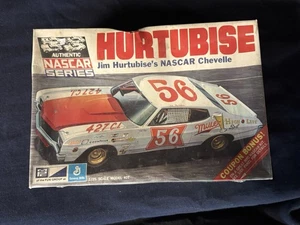 Vintage MPC Jim Hurtubise #56 NASCAR Chevelle 1/25 Model Kit Unopened Box - Picture 1 of 6