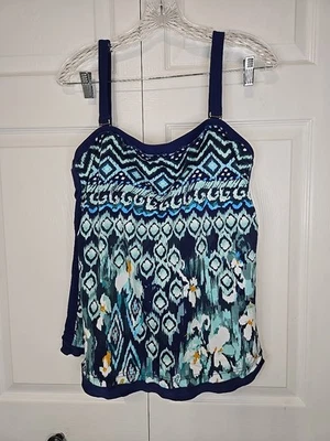 maxine of hollywood swimsuit Tankini Top Only 16w - Изображение 1 из 4