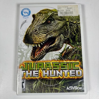 Jurassic The Hunted Wii Video Game Compatible with Wii Zapper CIB - Image 1 of 2