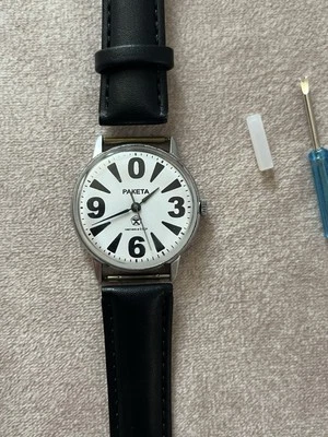 VINTAGE Men's Wristwatch RAKETABig Zero Mechanical 2609 SOVIET/ USSR Serviced! - Image 1 of 4