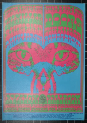 FAMILY DOG 64 - THE DOORS - THE MILLER BLUES BAND - SECOND PRINTING POSTER - Image 1 of 4