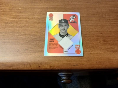 Camiseta deportiva Topps 2003 cromada usada en juegos Shawn Green Refractor Foto 1 de 4