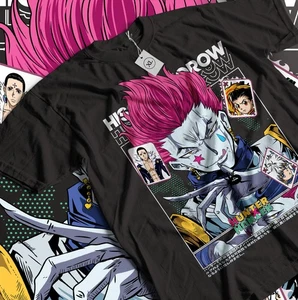 Hisoka T-Shirt Hunter X Hunter Manga Strip HXH Anime schwarz Unisex Shirt alle Größen - Bild 1 von 5