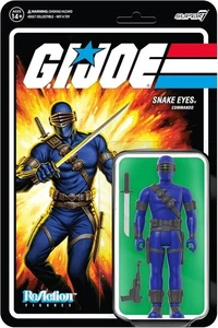 SNAKE EYES COMMANDO | G.I. JOE REACTION FIGURE NEU  | ca. 10cm SUPER7 GI 2021 - Bild 1 von 3