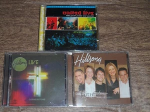 Hillsong 3 CD Lot United Live LIVE CORNERSTONE Faithful - Picture 1 of 2