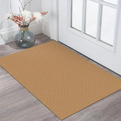 KOZYFLY Washable Area Rug 2x3 Ft Small Entryway Rug Throw Rugs with Rubber Ba... - Image 1 of 4