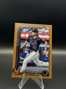 2025 Topps Update Series Travis Jankowski Gold Border Parallel /2025 #US74 - Picture 1 of 2
