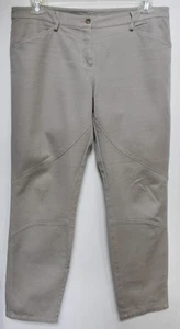Pure DKNY mittelhohe beige Freizeithose Größe 12 - Bild 1 von 11