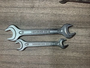2 Mercedes Benz Chrome Metric Wrenches 11-13-17-19 mm din 895 - Picture 1 of 5