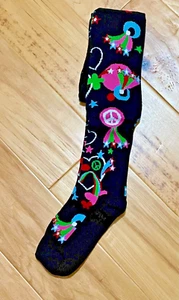 Children's Place Black Tights Stars Peace Hearts Music Girl's Size 4-5, 6-7 NWT - Picture 1 of 2