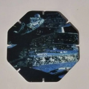 Star Wars Tazos #120 millennium falcon and star destroyer - Bild 1 von 2