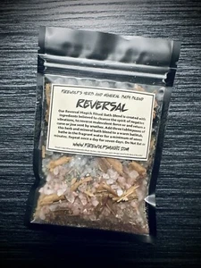 Reversal Magick Herb & Mineral Bath Handmade, Organic, Wicca, Witchcraft, Hoodoo - Picture 1 of 1