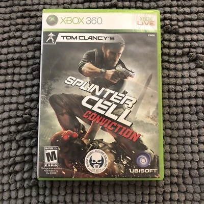 Tom Clancy's Splinter Cell Conviction Microsoft Xbox 360 Complete CIB Tested - Image 1 of 4