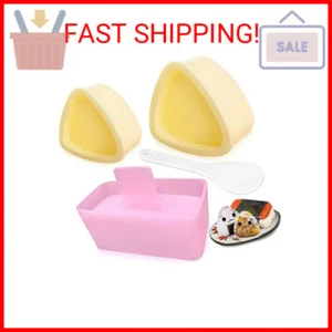 Onigiri Mold, 3 Pack Rice Mold Musubi Maker Kit, Musubi Maker Press, Classic Tri - Picture 1 of 2