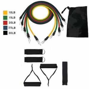 VIPELE Resistance Bands Set - 11-Piece Exercise Bands - Portable Home Gym Access - Picture 1 of 1