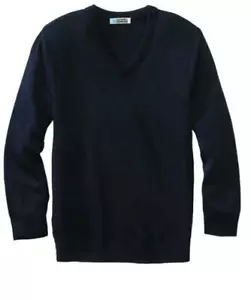 Mens Edwards Sweater V neck executive 3x 54 4x 58 5x 60 blue tan Black NEW 565 - Picture 1 of 19