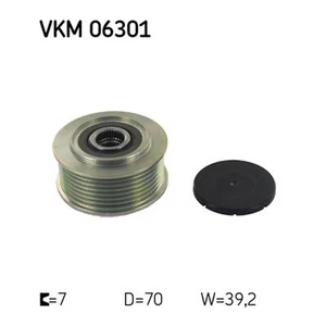 Alternator Freewheel Clutch Pulley SKF for Accord FR-V CR-V Civic VKM 06301 Top - Picture 1 of 6